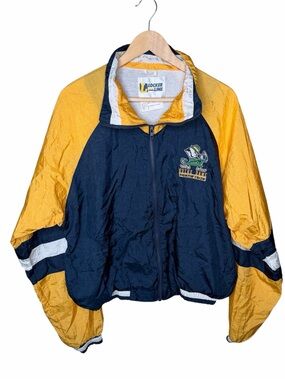Locker Line Vintage 90s Notre Dame Fightin’ Irish Swishy Windbreaker
